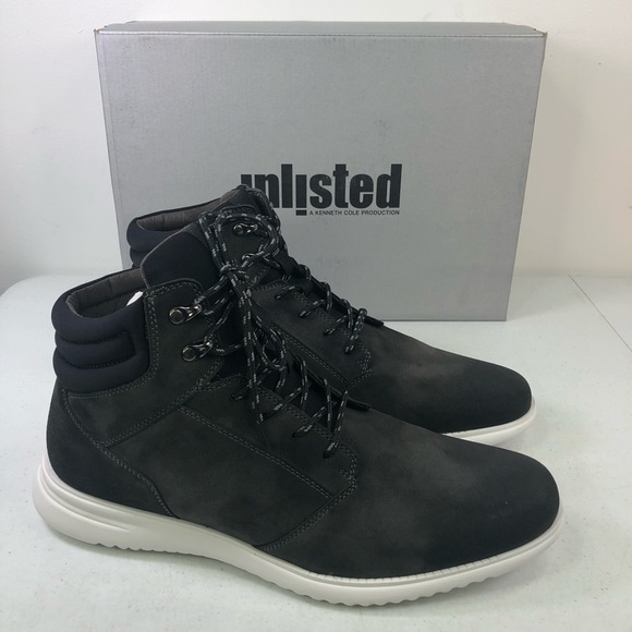 Unlisted by Kenneth Cole Nio Dark Gray Boots